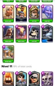 Conta top Clash Royale +de 3 anos de uso