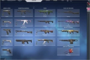Conta de valorant com faca e algumas skins