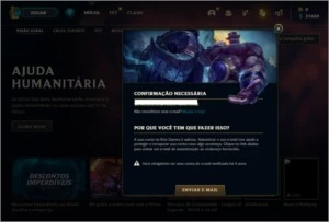 Conta Platina 4 Sem Email Confirmado - League of Legends LOL