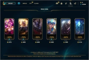 Conta Platina 4 Sem Email Confirmado - League of Legends LOL