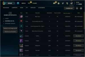 Conta Platina 4 Sem Email Confirmado - League of Legends LOL