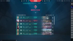 Conta Imortal valorant