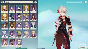 Kazuha C4 + Garantido + 3 5 Estrelas - Genshin Impact