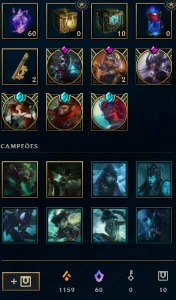 Conta Lol Diamante 1 Todos Champs 120 Skins Borda De Mestre - League of Legends