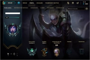 Conta Platina 4 - League of Legends LOL