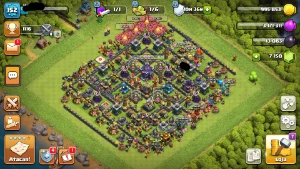 clash of clans CV 15 COM 6 CONSTRUTORES DA PRA MUDAR DE NOME