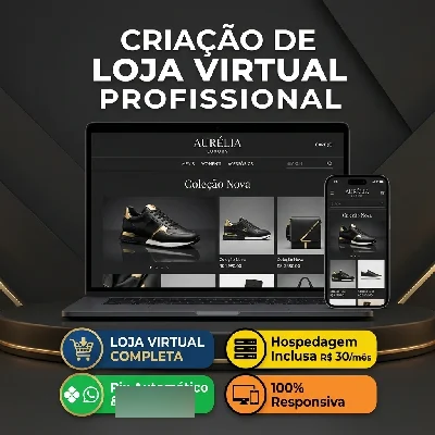 Site E-commerce Loja Virtual Pronta Completa Com Hospedagem - Sites, Lojas e Sistemas Prontos Sites e Scripts