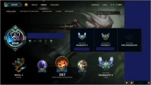 Conta League of Legends - SOLODUO: PLAT5 FLEX: D5 LOL