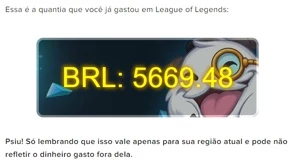 CONTA LOL 501 SKINS - League of Legends