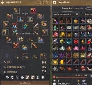 Conta top, Mago, full PEN armas/armaduras e mto mais - Black Desert