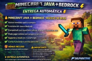 Minecraft Java + Bedrock 🎮 | Entrega Automática ⚡