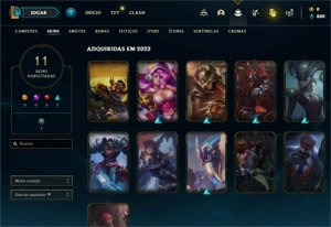 Conta LOL prata II com 5 skins épicas - League of Legends