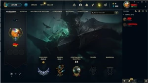 Conta LOL prata II com 5 skins épicas - League of Legends