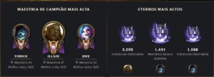 Conta Lol Premium Br — Lvl 1100 | 622 Skins | Todos Os Champ - League of Legends