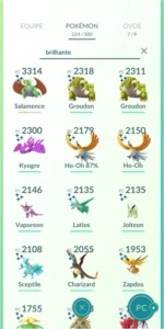 Conta Pokémon Lvl 40 Azul
