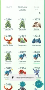 Conta Pokémon Lvl 40 Azul