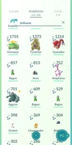 Conta Pokémon Lvl 40 Azul