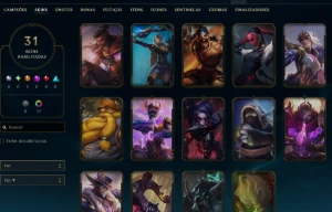 Conta Ouro 3 Mmr Bom 31 Skins 6 Skin Lendaradia 2 Skin Ultim - League of Legends LOL