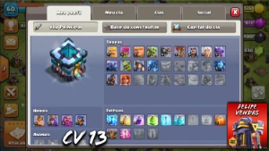 Centro de Vila 13 - Clash of Clans