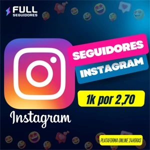 PROMOÇÃO IMPERDÍVEL!!! 😱🔥😍 1k Seguidores do Instagram - Redes Sociais