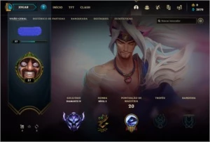 CONTA DIAMANTE 4 68% winrate caindo com mestre - League of Legends LOL