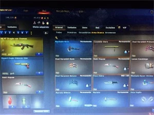 Conta boa 3 vip, kit completo vitoriosa, +40k zp - Crossfire