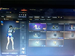 Conta boa 3 vip, kit completo vitoriosa, +40k zp - Crossfire
