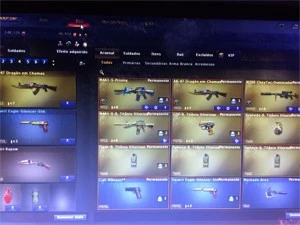 Conta boa 3 vip, kit completo vitoriosa, +40k zp - Crossfire