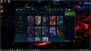 conta lol baratinha dono único 96 campeões 67 skins - League of Legends