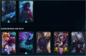 Conta league of legends com 101 skins, gold 3 LOL