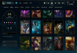 Diamante 4 com 85 Champs e 68 Skins ( JG / MID ) - League of Legends LOL
