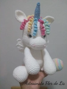 Unicórnio com Asas - Artesanato e Personalizados
