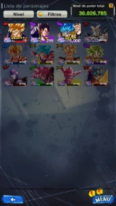 Dragon Ball Legends GoFreeza, Gogeta Blue UL, Gamas, etc