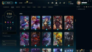 Conta League of Legends LOL