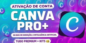 Ativação De Conta Canva Pro Plus Ia - 30 Dias - Privado