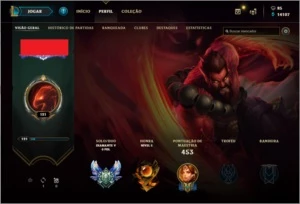 Conta Diamante League of Legends (LOL)