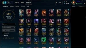 Conta Unranked ( MMR alto ) - Todos os campeões 139 skins - League of Legends LOL