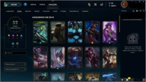 Conta LeagueOfLegends all champs 31 skins 5 pagina de runas - League of Legends LOL
