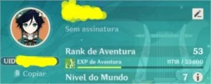 CONTA AR 53 DILUC VENTI QIQI BEM BUILDADO LATE GAME TOP 234 - Genshin Impact