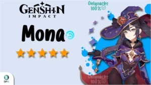 ✨ GENSHIN IMPACT CONTA COM MONA 5⭐ AR5-10 ✨