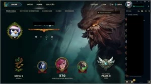 Conta League of Legends Prata II (GOLD IV Temporada 2017) LOL