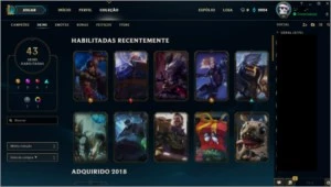 Conta League of Legends Prata II (GOLD IV Temporada 2017) LOL