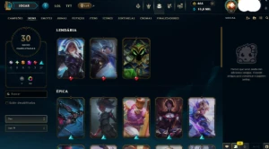 Conta LoL D4 com 90% Win Rate | Upada a Mão desde o nv 1 - League of Legends