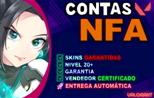 Contas Nfa 01-10 Skins - Valorant