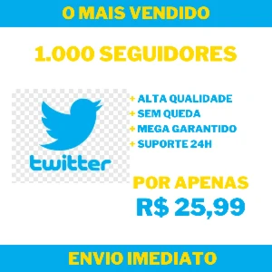 1.000 Seguidores no Twitter