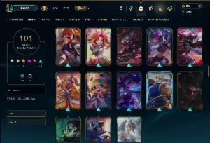 Prata 2 com 150 Champs e 101 Skins ( Mais de 100 Jogos ) - League of Legends LOL