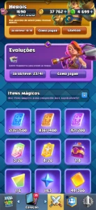 Conta de clash 10 anos muito boa. - Clash Royale