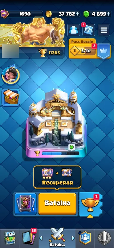 Conta de clash 10 anos muito boa. - Clash Royale