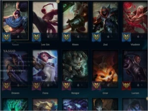 conta diamante 1 lol - League of Legends