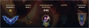 conta diamante 1 lol - League of Legends